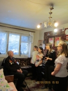 Дети в гостях у ветерана. 2015 г.